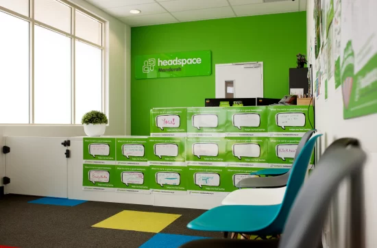 waiting room within the headspace company